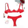 image:imageAvidlove Sexy Lingerie Set for Women Lace Bra and Panty Sets Underwire Push Up Lace Lingerie Set XSXXLRed