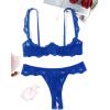 image:imageAvidlove Sexy Lingerie Set for Women Lace Bra and Panty Sets Underwire Push Up Lace Lingerie Set XSXXLRoyal Blue