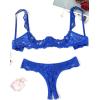 image:imageAvidlove Sexy Lingerie Set for Women Lace Bra and Panty Sets Underwire Push Up Lace Lingerie Set XSXXLRoyal Blue