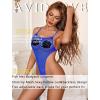 image:imageAvidlove Sexy Lingerie for Women Fishnet Bodysuit One Piece Teddy Lingerie Fish net Babydoll NightwearSky Blue