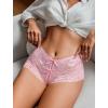 image:imageAvidlove Sexy Panties for Women Lace Underwear High Waist Cheeky PantyPink