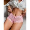 image:imageAvidlove Sexy Panties for Women Lace Underwear High Waist Cheeky PantyPinkblackred