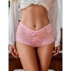 image:imageAvidlove Sexy Panties for Women Lace Underwear High Waist Cheeky PantyPinkblackred