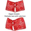 image:imageAvidlove Sexy Panties for Women Lace Underwear High Waist Cheeky PantyRedblackwhite