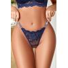 image:imageAvidlove Sexy Thongs for Women Floral Lace Briefs Rhinestones Strap Panties Hollow Out GString Tback Underwear 14 PackBlacknavy Bluepink