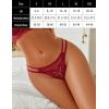 image:imageAvidlove Women Lace Panties Floral Lace Briefs Mesh Hollow Out GString Thongs Tback Underwear 14 PackBlackWine Red