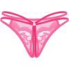 image:imageAvidlove Women Lace Panties Floral Lace Briefs Mesh Hollow Out GString Thongs Tback Underwear 14 PackRose Red