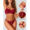 image:imageAvidlove Women Lace Panties Floral Lace Briefs Mesh Hollow Out GString Thongs Tback Underwear 14 PackWine Red