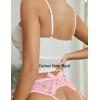 image:imageAvidlove Women Lace Panties Hollow Out Rear Bowknot Underwear Ruffle Cheeky Briefs 13 PackPink