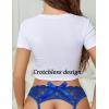 image:imageAvidlove Women Lace Panties Hollow Out Rear Bowknot Underwear Ruffle Cheeky Briefs 13 PackRoyal Blue