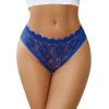 image:imageAvidlove Women Lace Panties Hollow Out Rear Bowknot Underwear Ruffle Cheeky Briefs 13 PackRoyal Blue