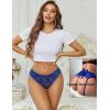 image:imageAvidlove Women Lace Panties Hollow Out Rear Bowknot Underwear Ruffle Cheeky Briefs 13 PackRoyal Blue
