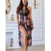 image:imageAvidlove Women Lingerie Lace Babydoll Nightdress Sexy Chemise Nightgown V Neck Nightdress SleepwearFloral