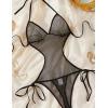 image:imageAvidlove Women Sexy Lingerie Lace Body Suit Deep V Teddy Mesh Bodysuit Cut Out One Piece Mini BabydollBlack