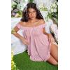 image:imageAvidlove Womens 2 Piece Mesh Sheer Floral Lace Babydoll Slip Dress Nightgowns and Thong Lingerie SetPink