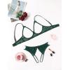 image:imageAvidlove Womens Exotic Lingerie Sets Naughty 2 Pieces Bra Panty Set Sexy Cutout Lace LingerieGreen