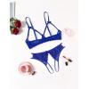 image:imageAvidlove Womens Exotic Lingerie Sets Naughty 2 Pieces Bra Panty Set Sexy Cutout Lace LingerieSky Blue