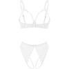 image:imageAvidlove Womens Exotic Lingerie Sets Naughty 2 Pieces Bra Panty Set Sexy Cutout Lace LingerieWhite