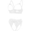 image:imageAvidlove Womens Exotic Lingerie Sets Naughty 2 Pieces Bra Panty Set Sexy Cutout Lace LingerieWhite