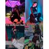 image:imageAvidlove Womens Mesh Tops Long Sleeve See Through Tee Shirt Crop Sheer Blouse Sexy Clubwear XS4XLAaablack