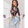 image:imageAvidlove Womens Mesh Tops Long Sleeve See Through Tee Shirt Crop Sheer Blouse Sexy Clubwear XS4XLBf298