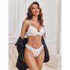 image:imageAvidlove Womens Panties Lace Underwear Panty Low Waist Thongs with Pearls BallWhite