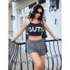 image:imageAvidlove Womens Pleated Mini Skirt Solid Ruffle Lingerie Skirts Layered Y2K Plaid Outfit for Schoolgirl Role Play XS4XLDark Grey
