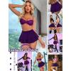 image:imageAvidlove Womens Pleated Mini Skirt Solid Ruffle Lingerie Skirts Layered Y2K Plaid Outfit for Schoolgirl Role Play XS4XLDark Purple