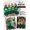 image:imageAvidlove Womens Pleated Mini Skirt Solid Ruffle Lingerie Skirts Layered Y2K Plaid Outfit for Schoolgirl Role Play XS4XLGreen