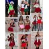 image:imageAvidlove Womens Pleated Mini Skirt Solid Ruffle Lingerie Skirts Layered Y2K Plaid Outfit for Schoolgirl Role Play XS4XLWine Red