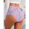 image:imageAvidlove Womens Underwear Invisible Seamless Hipster Lace Underwear Full Coverage PantiesLight Purple