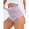 image:imageAvidlove Womens Underwear Invisible Seamless Hipster Lace Underwear Full Coverage PantiesLight Purple
