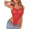 image:imageAvidlove Sexy Lingerie for Women Fishnet Bodysuit One Piece Teddy Lingerie Fish net Babydoll NightwearDark Red