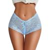 image:imageAvidlove Sexy Panties for Women Lace Underwear High Waist Cheeky PantyLight Blue