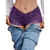image:imageAvidlove Sexy Panties for Women Lace Underwear High Waist Cheeky PantyPurple