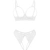 image:imageAvidlove Womens Exotic Lingerie Sets Naughty 2 Pieces Bra Panty Set Sexy Cutout Lace LingerieWhite