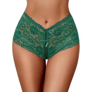 image:imageAvidlove Sexy Panties for Women Lace Underwear High Waist Cheeky PantyGreen