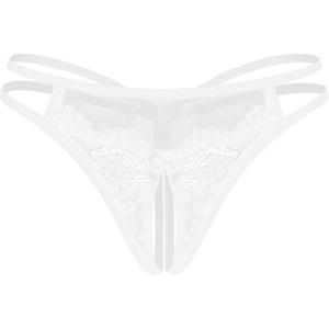 image:imageAvidlove Women Lace Panties Floral Lace Briefs Mesh Hollow Out GString Thongs Tback Underwear 14 PackWhite