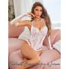 image:imageAvidlove Fishnet Bodysuit Fish net Lingerie Sexy Outfit for Women Mesh bodysuit Teddy lingerieWhite