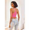 image:imageAvidlove Lace Bralette for Women V Neck Camisoles Racerback Adjustable Strap Crop TopFluo Pink