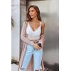 image:imageAvidlove Lace Bralette for Women V Neck Camisoles Racerback Adjustable Strap Crop TopWhite