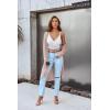 image:imageAvidlove Lace Bralette for Women V Neck Camisoles Racerback Adjustable Strap Crop TopWhite