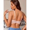 image:imageAvidlove Lace Bralettes Women V Neck Wireless Bras Unlined Basic Cami Sexy Comfy Everyday Wirefree Lingerie UnpaddedBeige
