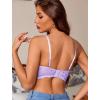 image:imageAvidlove Lace Bralettes Women V Neck Wireless Bras Unlined Basic Cami Sexy Comfy Everyday Wirefree Lingerie UnpaddedLilac
