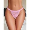 image:imageAvidlove Lace Panties for Women Sexy Underwear Low Rise Briefs Floral Lace Thong Panties 14 PackWhiteblackredpink