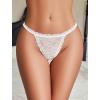 image:imageAvidlove Lace Panties for Women Sexy Underwear Low Rise Briefs Floral Lace Thong Panties 14 PackWhiteblackredpink
