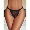 image:imageAvidlove Lace Panties for Women Sexy Underwear Low Rise Briefs Floral Lace Thong Panties 14 PackWhiteblackredpink