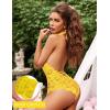 image:imageAvidlove Lingerie for Women Sexy Lace Bodysuit Deep V Teddy One Piece Babydoll Nightgown XSXXLYellowwith Snap Crotch
