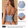 image:imageAvidlove One Piece Lingerie Sexy Teddy Ruffle V Neck Bodysuit Lace NightieClear Blue