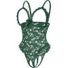image:imageAvidlove One Piece Lingerie Sexy Teddy Ruffle V Neck Bodysuit Lace NightieLake Blue